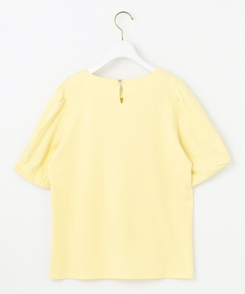 ANY SIS(エニィスィス)の「スーピマスムース 袖タック Tシャツ(Tシャツ/カットソー・レディース・ホワイト系9/ブラック系/グレー系9/アイボリー系/ダルブルー系/グリーン系/ライトイエロー系/レッド系・0)」の14枚目の写真