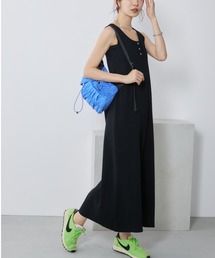 Auntie Rosa Holiday | ヘンリーネックニットロングワンピース(ワンピース)