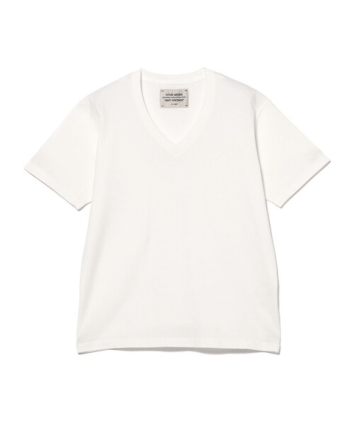 FUTURE ARCHIVE(フューチャーアーカイブ)の「FUTURE ARCHIVE / V NECK SOLID TEE "WHITE"(Tシャツ/カットソー・メンズ・ホワイト・M/S)」の1枚目の写真