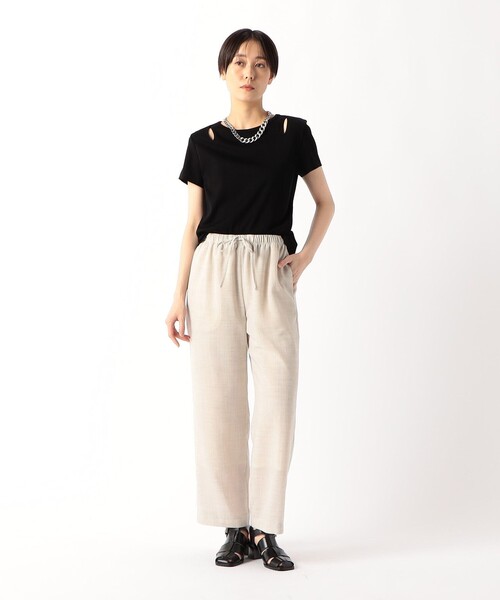 COMME CA(コムサ)の「ランダム針抜き プルオーバー(ニット/セーター・レディース・ライトグレー・9号)」の5枚目の写真