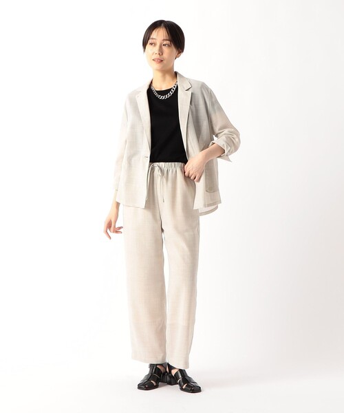 COMME CA(コムサ)の「ランダム針抜き プルオーバー(ニット/セーター・レディース・ライトグレー・9号)」の6枚目の写真