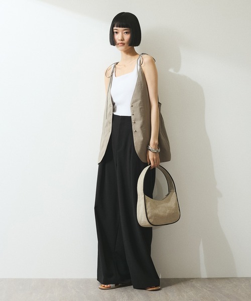 セール】【WEB限定】2WAYダブルストラップキャミソールジレ（ベスト