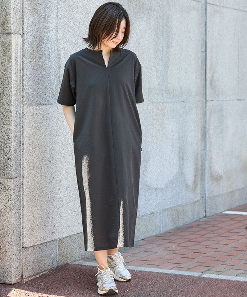 EKAL（エカル）の「『吸水速乾/軽量』DotAir ONEPIECE（ワンピース・レディース・ブラック/オリーブ/チャコールグレー・ONE）」の2枚目の写真