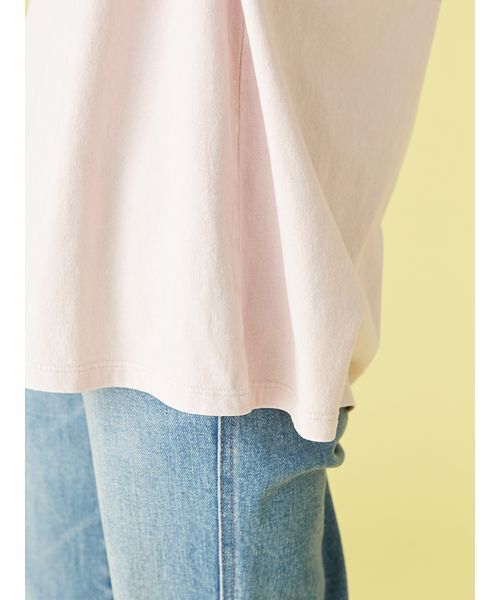 LILY BROWN(リリーブラウン)の「【ZOZO限定カラー】バックプリントオーバーTシャツ(Tシャツ/カットソー・レディース・ブラック/ライトグレー/ピンク/ベージュ・FREE)」の11枚目の写真