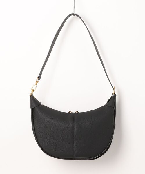 NiiNa(ニーナ)の「【 NiiNa / ニーナ 】高品質牛革 2way ラウンドデザイン ワンハンドル 本革ショルダーバッグ(ショルダーバッグ・レディース・カーキ/ブラック・FREE)」の16枚目の写真
