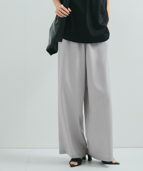 le cercle ADAM ET ROPE'(ルセルクルアダムエロペ)の「【セットアップ対応】タンブラーブッチャーワイドパンツ(その他パンツ・レディース・チャコールグレー/キャメル/ライトグレー/グレー系その他/ダークブラウン・FREE)」の3枚目の写真