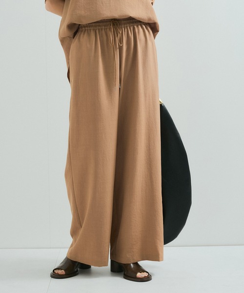 le cercle ADAM ET ROPE'(ルセルクルアダムエロペ)の「【セットアップ対応】タンブラーブッチャーワイドパンツ(その他パンツ・レディース・チャコールグレー/キャメル/ライトグレー/グレー系その他/ダークブラウン・FREE)」の5枚目の写真