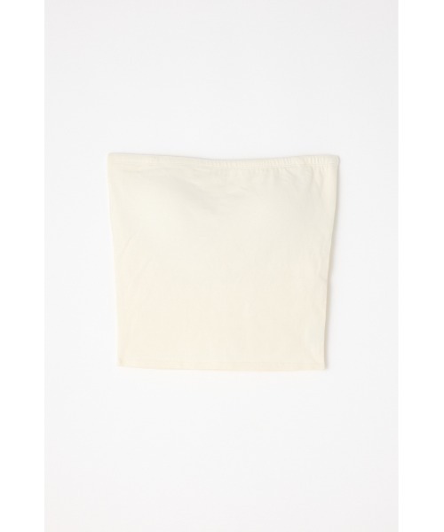 LAGUA GEM（ラグアジェム）の「CUP ベアトップ（チューブトップ・レディース・ホワイト/ブラック/杢グレー・FREE）」の8枚目の写真