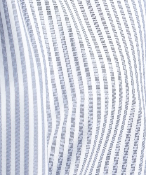 GALLORIA（ギャローリア）の「【キレメクシリーズ】さらっと快適・着心地楽々　ボウタイブラウス（シャツ/ブラウス・レディース・ホワイト×ネイビー/ライトブルー/ホワイト・S/M/L/LL）」の10枚目の写真