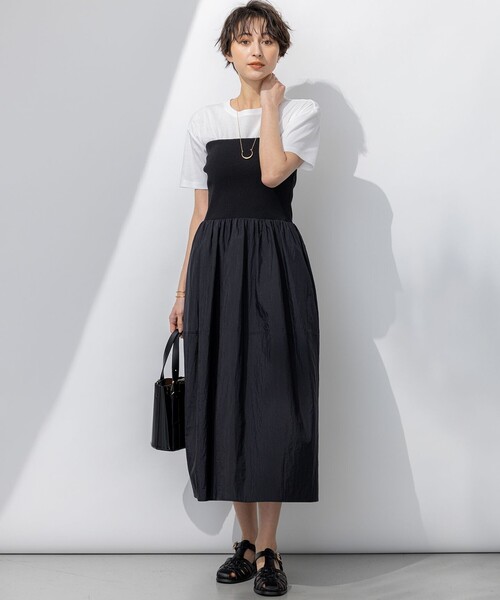 23区 L(ニジュウサンクオオキイサイズ)の「【速乾性/汗じみ防止】半袖 クロップド IT Tシャツ(Tシャツ/カットソー・レディース・ホワイト系/ダークブラウン系/ベージュ系/スカイブルー系/ライトオレンジ系・44/46)」の19枚目の写真