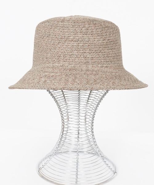 CAMBIO(カンビオ)の「mko12885-Polyester Braid Bucket Hat バケットハット(ハット・メンズ・ブラウン系その他/ベージュ系その他/ブラックミックス・FREE)」の13枚目の写真