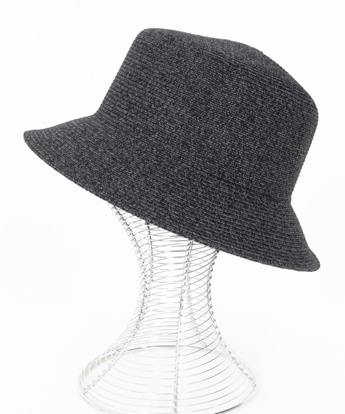 CAMBIO(カンビオ)の「mko12885-Polyester Braid Bucket Hat バケットハット(ハット・メンズ・ブラウン系その他/ベージュ系その他/ブラックミックス・FREE)」の4枚目の写真