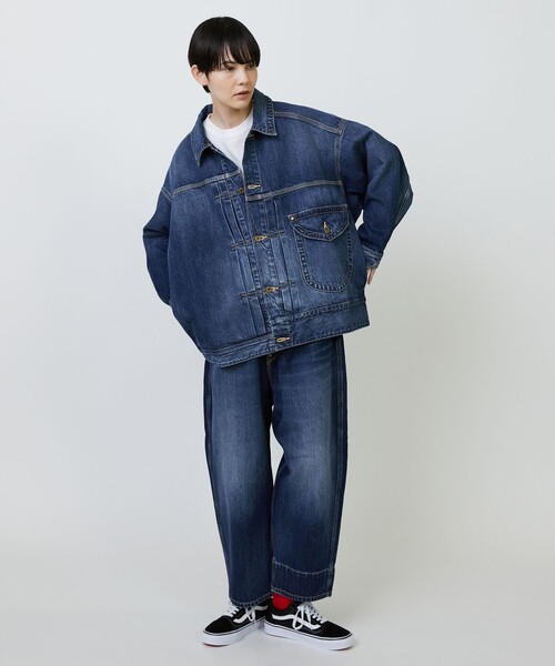 FRAPBOIS(フラボア)の「Lee×FRAPBOIS COW BOY PANTS(その他パンツ・レディース・ブルー/ブラック・M/S)」の5枚目の写真