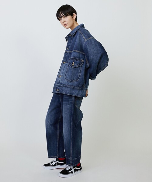 FRAPBOIS(フラボア)の「Lee×FRAPBOIS COW BOY PANTS(その他パンツ・レディース・ブルー/ブラック・M/S)」の3枚目の写真