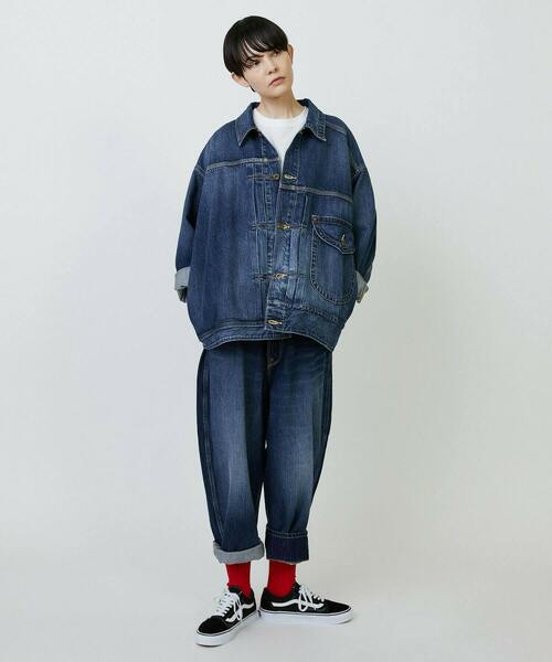 FRAPBOIS（フラボア）の「Lee×FRAPBOIS COW BOY PANTS（その他パンツ・レディース・ブルー/ブラック・M/S）」の19枚目の写真