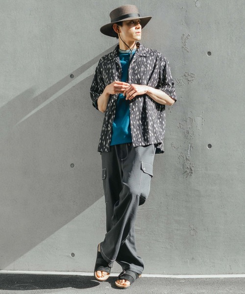 niko and...（ニコアンド）の「コード付きストローハット（ハット・メンズ・ベージュ/チャコール・FREE）」の15枚目の写真