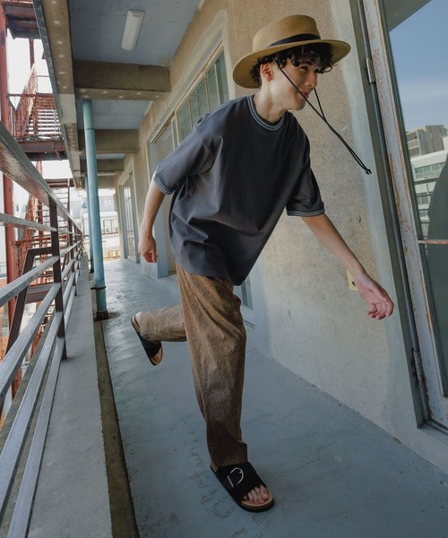 niko and...（ニコアンド）の「コード付きストローハット（ハット・メンズ・ベージュ/チャコール・FREE）」の12枚目の写真