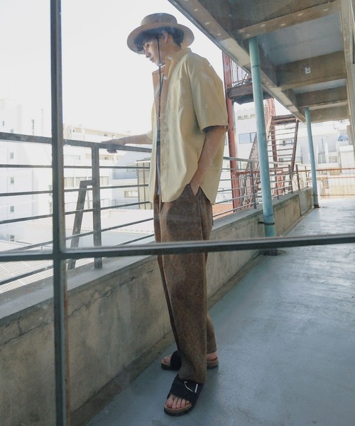 niko and...（ニコアンド）の「コード付きストローハット（ハット・メンズ・ベージュ/チャコール・FREE）」の10枚目の写真