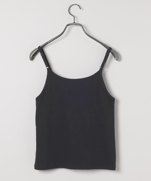 JEANASIS（ジーナシス）の「【25quee】ナンバリングカップ付きキャミ/497155（キャミソール・レディース・ブラック/グレー/レッド・FREE）」の4枚目の写真