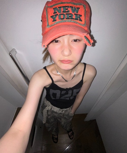 JEANASIS（ジーナシス）の「【25quee】ナンバリングカップ付きキャミ/497155（キャミソール・レディース・ブラック/グレー/レッド・FREE）」の18枚目の写真