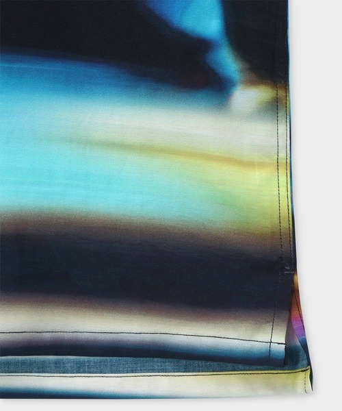 PS Paul Smith(ピーエスポールスミス)の「"Motion Blur" オープンカラーシャツ / 152312 695U(シャツ/ブラウス・メンズ・ホワイト/ネイビー・SMALL/MEDIUM/LARGE/X-LARGE/XX-LARGE)」の5枚目の写真