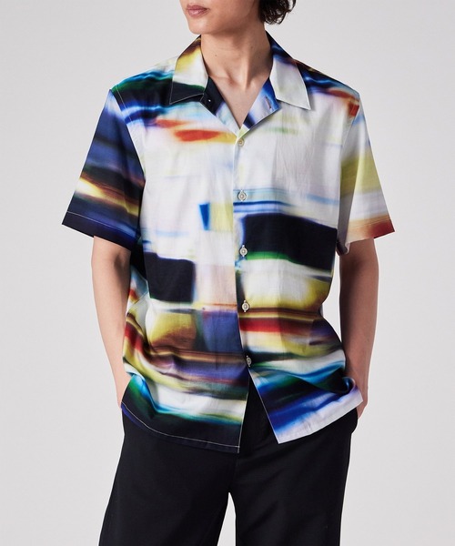Motion Blur' オープンカラーシャツ / 152312 695U（シャツ