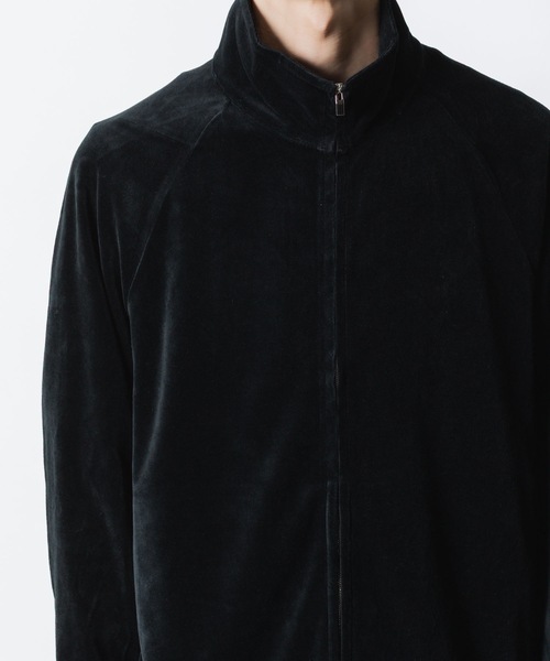 ATTACHMENT（アタッチメント）の「CO/PE ベロア ジャージートラックジャケット/ CO/PE VELOR JERSEY TRACK JACKET（ブルゾン・メンズ・ダークグレー/ブラック・1/2/3）」の21枚目の写真