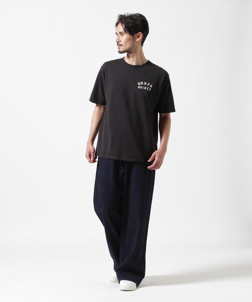 AVIREX(アヴィレックス)の「《WEB&DEPOT限定》BUMBLE BEES T-SHIRT / バンブルビーズ 半袖Tシャツ / AVIREX / アヴィレックス(Tシャツ/カットソー・メンズ・ブラック/ホワイト/ピンク/イエロー・X-LARGE/XX-LARGE/MEDIUM/LARGE)」の7枚目の写真