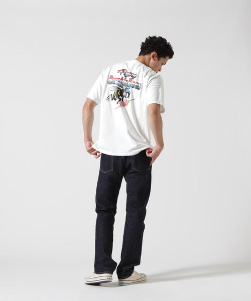 AVIREX(アヴィレックス)の「《WEB&DEPOT限定》BUMBLE BEES T-SHIRT / バンブルビーズ 半袖Tシャツ / AVIREX / アヴィレックス(Tシャツ/カットソー・メンズ・ブラック/ホワイト/ピンク/イエロー・X-LARGE/XX-LARGE/MEDIUM/LARGE)」の18枚目の写真