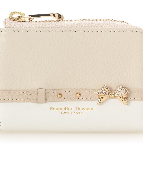 Samantha Thavasa Petit Choice（サマンサタバサ　プチチョイス）の「ビジューリボンバイカラー キーケース（キーケース/キーアクセサリー・レディース・ライトブルー/ピンク/ベージュ・FREE）」の7枚目の写真