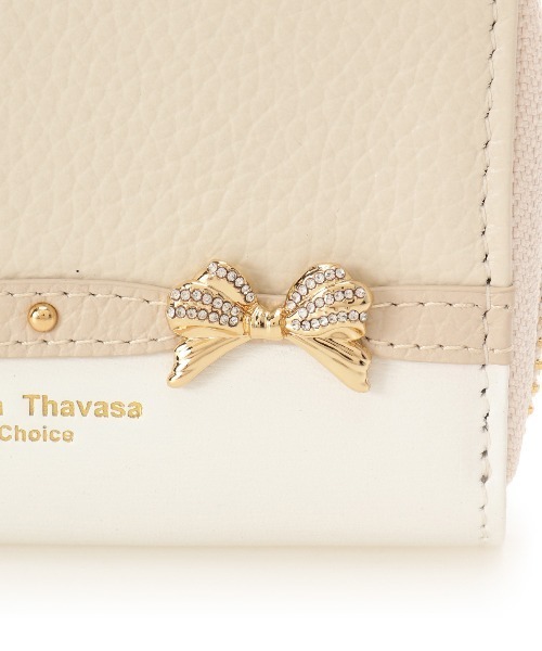 Samantha Thavasa Petit Choice（サマンサタバサ　プチチョイス）の「ビジューリボンバイカラー キーケース（キーケース/キーアクセサリー・レディース・ライトブルー/ピンク/ベージュ・FREE）」の5枚目の写真