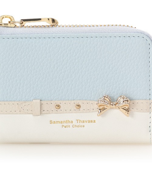 Samantha Thavasa Petit Choice（サマンサタバサ　プチチョイス）の「ビジューリボンバイカラー キーケース（キーケース/キーアクセサリー・レディース・ライトブルー/ピンク/ベージュ・FREE）」の19枚目の写真