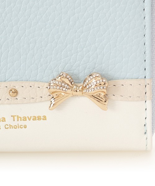 Samantha Thavasa Petit Choice（サマンサタバサ　プチチョイス）の「ビジューリボンバイカラー キーケース（キーケース/キーアクセサリー・レディース・ライトブルー/ピンク/ベージュ・FREE）」の18枚目の写真