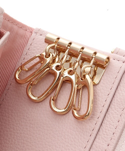 Samantha Thavasa Petit Choice（サマンサタバサ　プチチョイス）の「ビジューリボンバイカラー キーケース（キーケース/キーアクセサリー・レディース・ライトブルー/ピンク/ベージュ・FREE）」の12枚目の写真