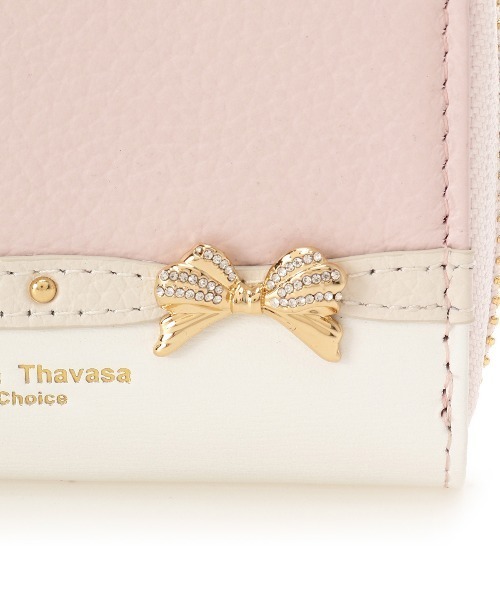 Samantha Thavasa Petit Choice（サマンサタバサ　プチチョイス）の「ビジューリボンバイカラー キーケース（キーケース/キーアクセサリー・レディース・ライトブルー/ピンク/ベージュ・FREE）」の11枚目の写真