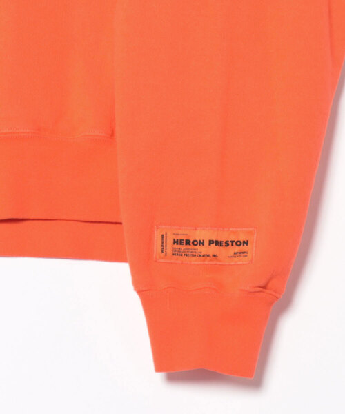 HERON PRESTON(ヘロンプレストン)の「HERON PRESTON/ヘロンプレストン/REG HPNY HOODIE(パーカー・メンズ・オレンジ・L)」の3枚目の写真