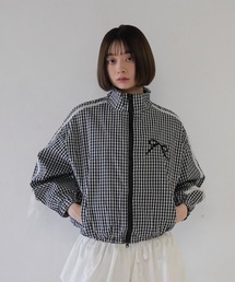 サイドライン レース ブルゾン アウター