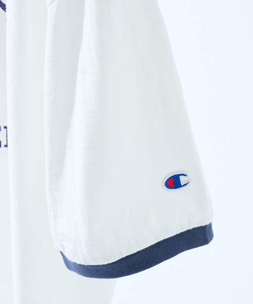 Champion(チャンピオン)の「【Champion】ショートスリーブ リンガーTシャツ(Tシャツ/カットソー・メンズ・イエロー/ネイビー/レッド・L/XL)」の8枚目の写真