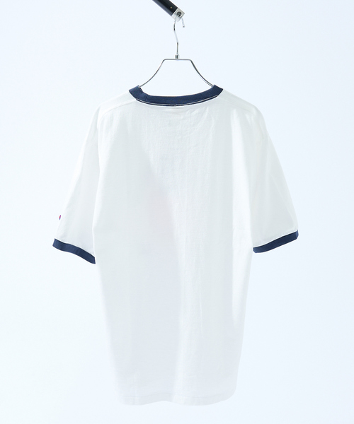 Champion(チャンピオン)の「【Champion】ショートスリーブ リンガーTシャツ(Tシャツ/カットソー・メンズ・イエロー/ネイビー/レッド・L/XL)」の9枚目の写真