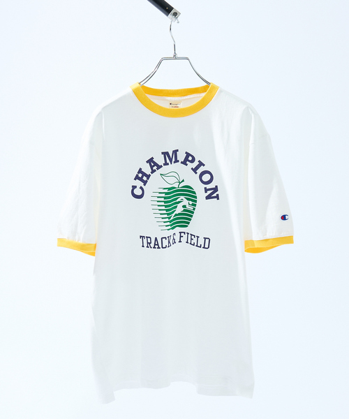 Champion(チャンピオン)の「【Champion】ショートスリーブ リンガーTシャツ(Tシャツ/カットソー・メンズ・イエロー/ネイビー/レッド・L/XL)」の15枚目の写真