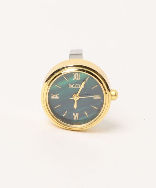 Burner(バーナー)の「【OKUOKU 0909】watch ring 指輪時計 アソート マルチカラー フリーサイズ仕様 oku-ring-g9【RBT】(リング・メンズ・ゴールド/シルバー系その他/シルバー系その他3/ゴールド系その他/シルバー系その他2/シルバー/ゴールド系その他4/ゴールド系その他3/ゴールド系その他2/グリーン系その他3/グリーン系その他2/グリーン系その他/ピンクゴールド・FREE)」の3枚目の写真