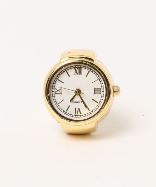 Burner(バーナー)の「【OKUOKU 0909】watch ring 指輪時計 アソート マルチカラー フリーサイズ仕様 oku-ring-g9【RBT】(リング・メンズ・ゴールド/シルバー系その他/シルバー系その他3/ゴールド系その他/シルバー系その他2/シルバー/ゴールド系その他4/ゴールド系その他3/ゴールド系その他2/グリーン系その他3/グリーン系その他2/グリーン系その他/ピンクゴールド・FREE)」の9枚目の写真