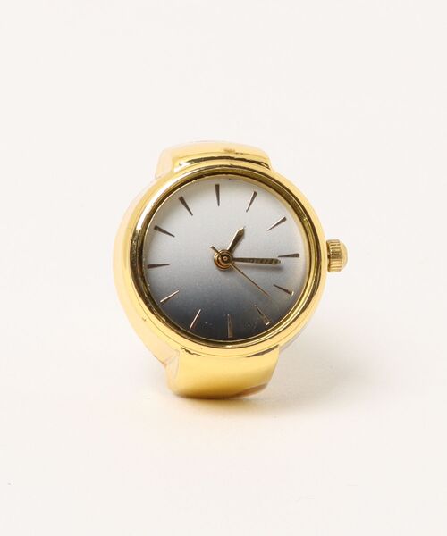 Burner(バーナー)の「【OKUOKU 0909】watch ring 指輪時計 アソート マルチカラー フリーサイズ仕様 oku-ring-g9【RBT】(リング・メンズ・ゴールド/シルバー系その他/シルバー系その他3/ゴールド系その他/シルバー系その他2/シルバー/ゴールド系その他4/ゴールド系その他3/ゴールド系その他2/グリーン系その他3/グリーン系その他2/グリーン系その他/ピンクゴールド・FREE)」の11枚目の写真