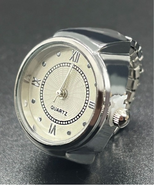 Burner(バーナー)の「【OKUOKU 0909】watch ring 指輪時計 アソート マルチカラー フリーサイズ仕様 oku-ring-g9【RBT】(リング・メンズ・ゴールド/シルバー系その他/シルバー系その他3/ゴールド系その他/シルバー系その他2/シルバー/ゴールド系その他4/ゴールド系その他3/ゴールド系その他2/グリーン系その他3/グリーン系その他2/グリーン系その他/ピンクゴールド・FREE)」の21枚目の写真