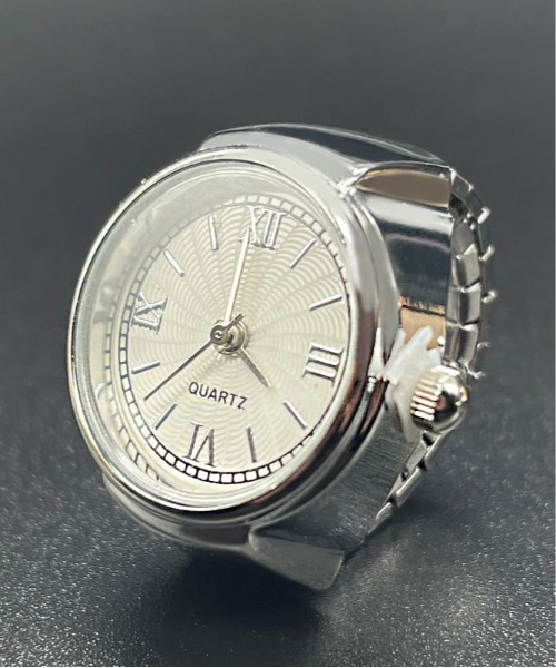 Burner(バーナー)の「【OKUOKU 0909】watch ring 指輪時計 アソート マルチカラー フリーサイズ仕様 oku-ring-g9【RBT】(リング・メンズ・ゴールド/シルバー系その他/シルバー系その他3/ゴールド系その他/シルバー系その他2/シルバー/ゴールド系その他4/ゴールド系その他3/ゴールド系その他2/グリーン系その他3/グリーン系その他2/グリーン系その他/ピンクゴールド・FREE)」の20枚目の写真