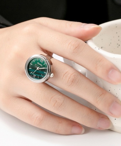 Burner(バーナー)の「【OKUOKU 0909】watch ring 指輪時計 アソート マルチカラー フリーサイズ仕様 oku-ring-g9【RBT】(リング・メンズ・ゴールド/シルバー系その他/シルバー系その他3/ゴールド系その他/シルバー系その他2/シルバー/ゴールド系その他4/ゴールド系その他3/ゴールド系その他2/グリーン系その他3/グリーン系その他2/グリーン系その他/ピンクゴールド・FREE)」の16枚目の写真