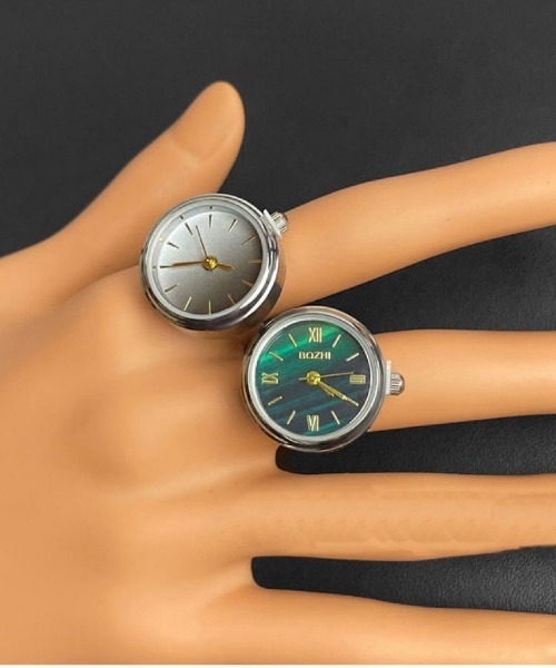 Burner(バーナー)の「【OKUOKU 0909】watch ring 指輪時計 アソート マルチカラー フリーサイズ仕様 oku-ring-g9【RBT】(リング・メンズ・ゴールド/シルバー系その他/シルバー系その他3/ゴールド系その他/シルバー系その他2/シルバー/ゴールド系その他4/ゴールド系その他3/ゴールド系その他2/グリーン系その他3/グリーン系その他2/グリーン系その他/ピンクゴールド・FREE)」の19枚目の写真