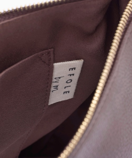 EFOLE by macoto ショルダーバッグ ダークブラウン EFOLE ショルダーバッグ バッグ 「macoto×EFOLE コラボ」 2way