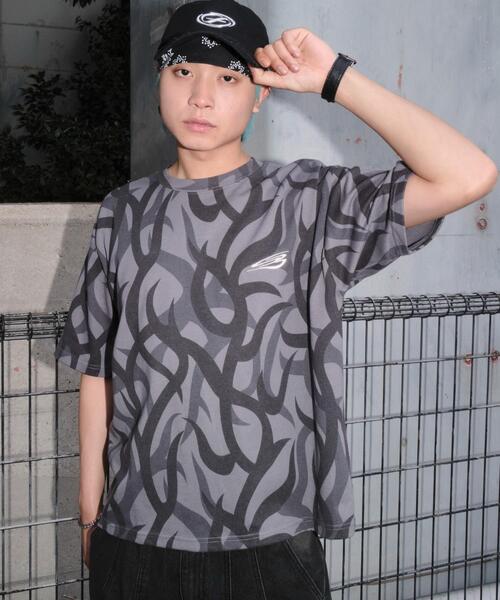 SHORT ROUND(ショートラウンド)の「SHORT ROUND/トライバルワンポイントロゴT(Tシャツ/カットソー・メンズ・その他1・MEDIUM/LARGE)」の15枚目の写真