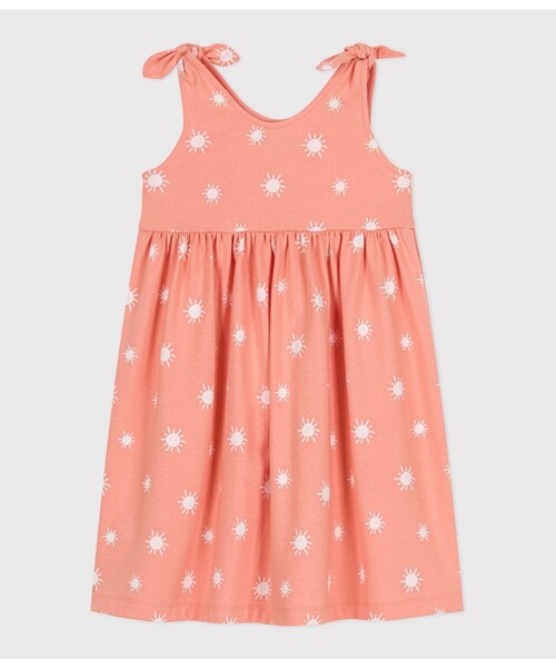 PETIT BATEAU(プチバトー)の「ワンピース(ワンピース・キッズ・オレンジ系その他・3YEAR/4YEAR/5YEAR)」の2枚目の写真